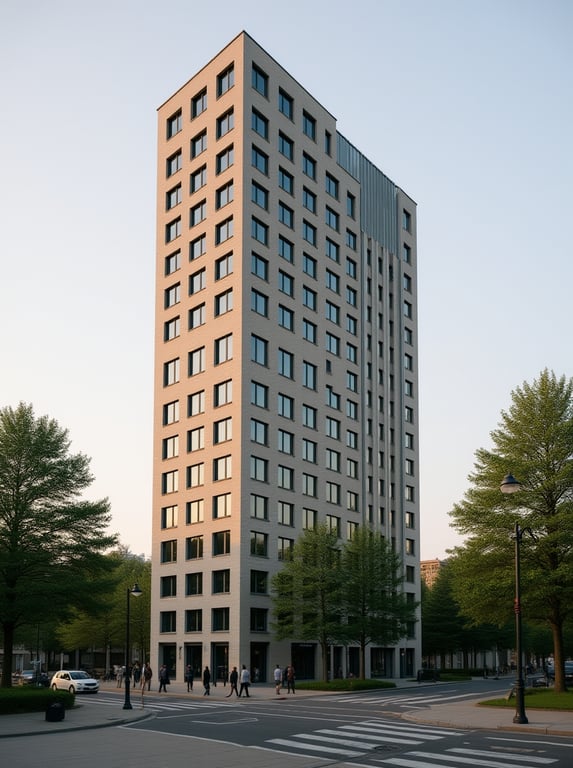 Convert this raw 3D massing sc...