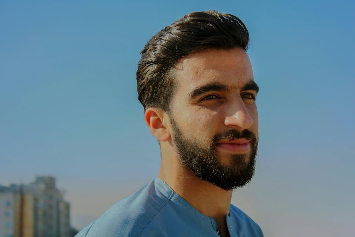 ai-demon-filter before pic - elegant male portrait
