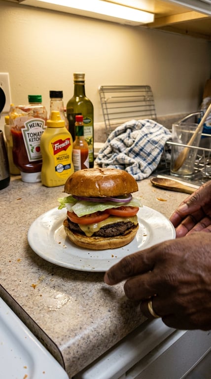 Transform this homemade burger...