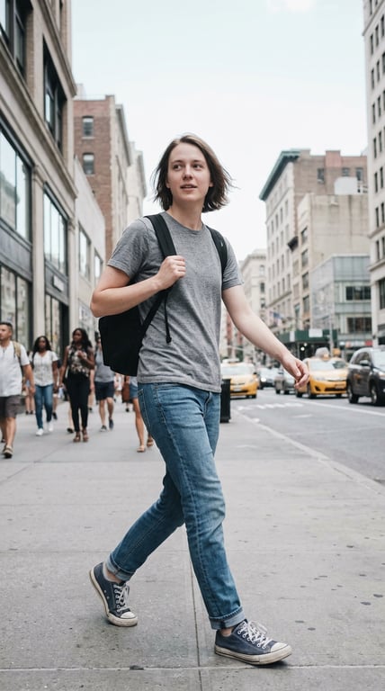 Reimagine this street candid a...