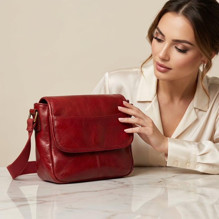 Refine the handbag presentatio...