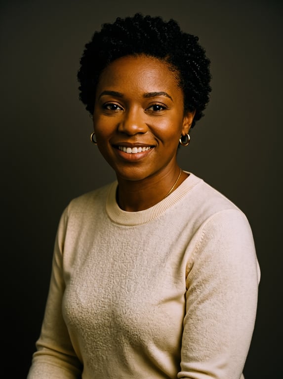 Restyle this studio portrait i...