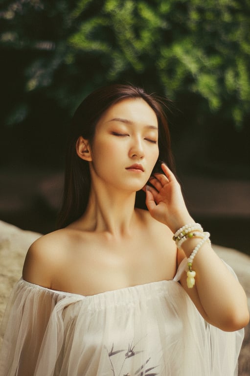 A portrait with a 60s filter applied, emphasizing the crisp clarity and rich, saturated colors characteristic of mid-century color film, with a slight warm cast.