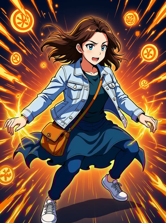 Transform this candid street s...