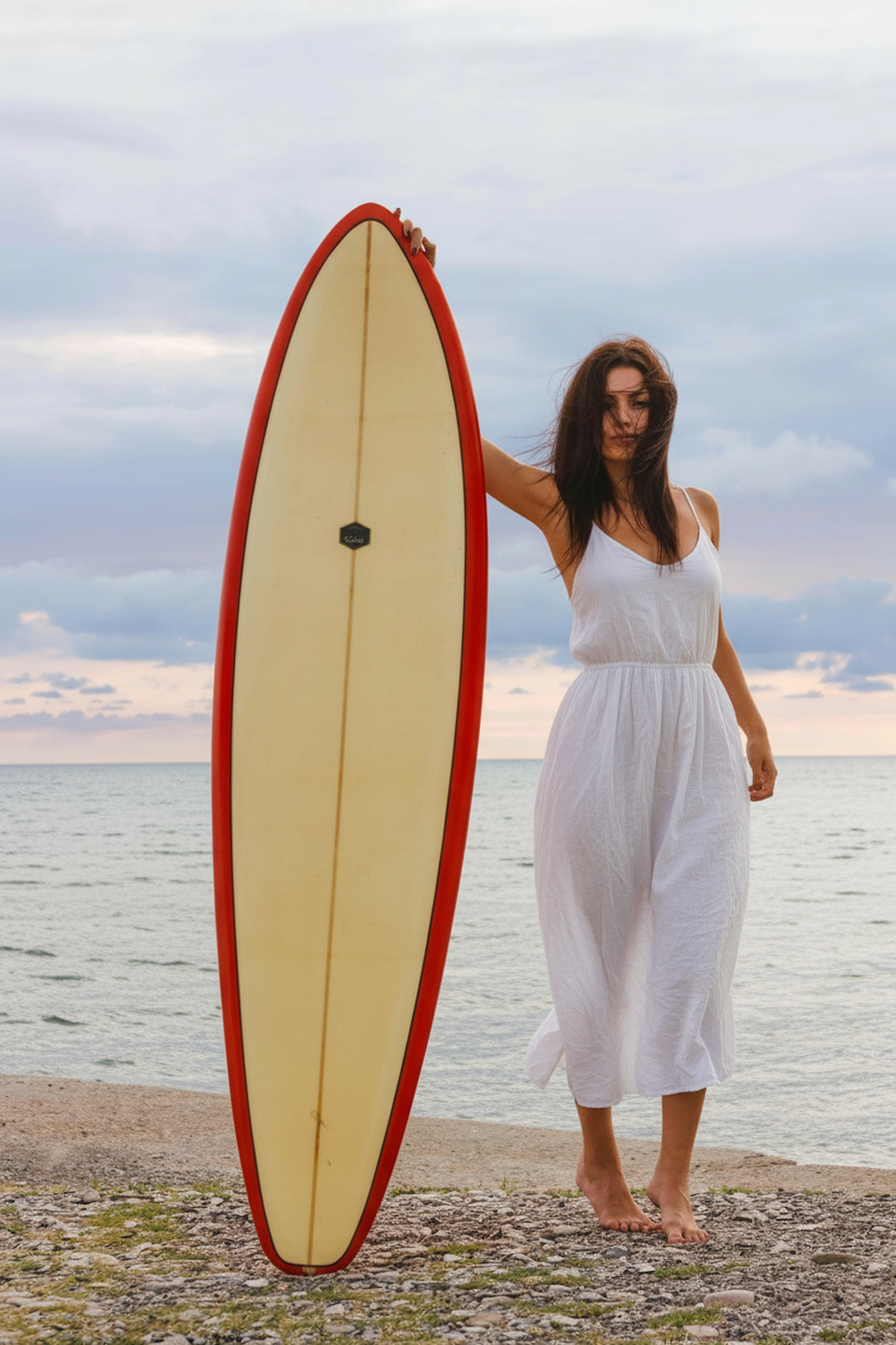 Add bikini top and bottom with clean edges