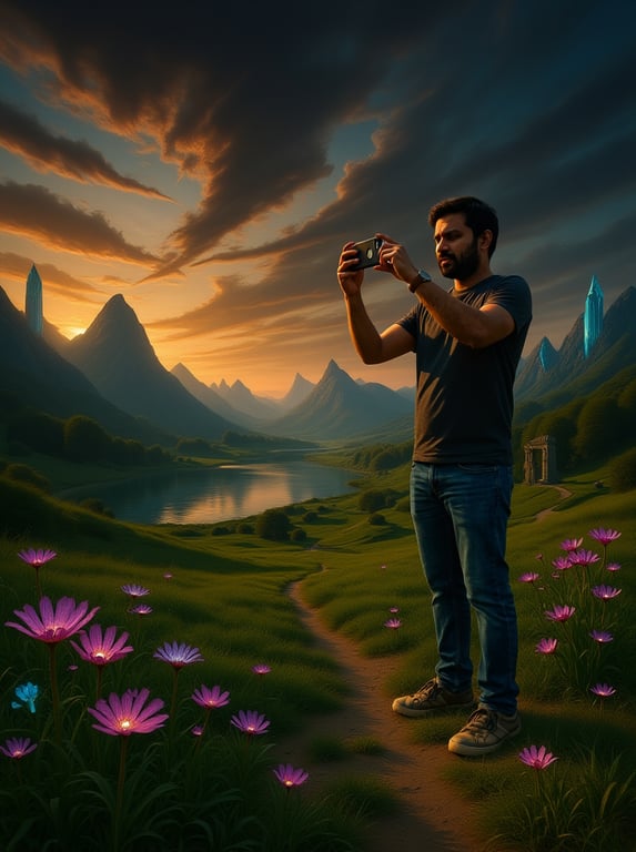 Transform this mundane hill sn...