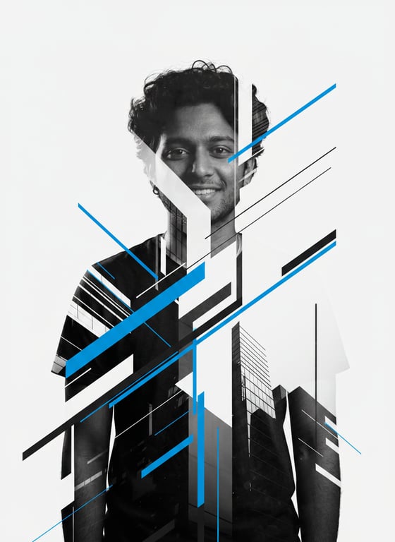 Rework this studio portrait in...