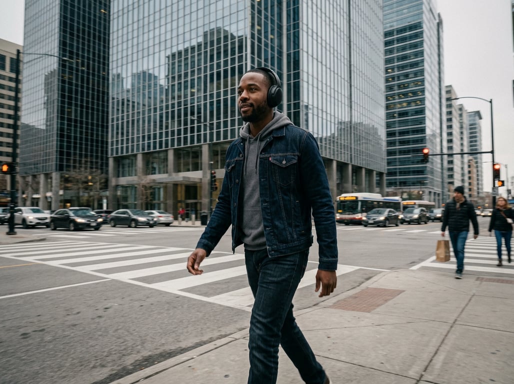 Convert this candid street sce...