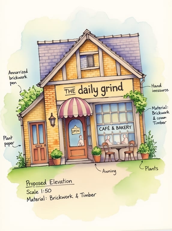 Turn this scanned architectura...