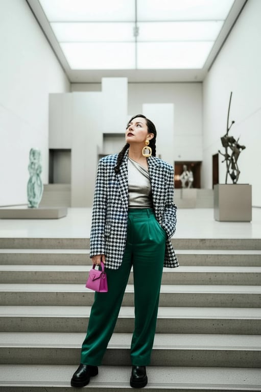 Fashion Week Outfits filter after transformation - portrait styled in fashion week social media fashion look