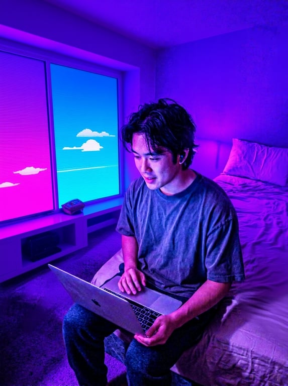 Turn this cluttered bedroom we...