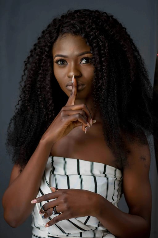 a portrait of a woman, cv profile picture, professional attire, confident smile, even studio lighting, simple office backdrop.