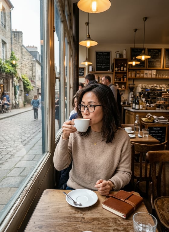 Elevate this indoor café momen...