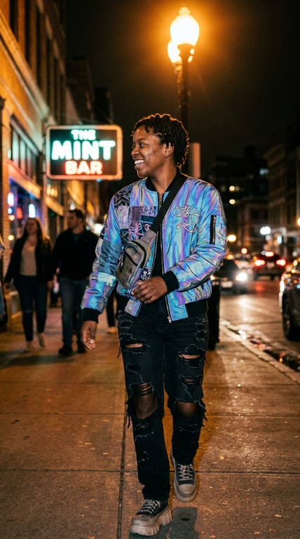 Convert this street candid int...