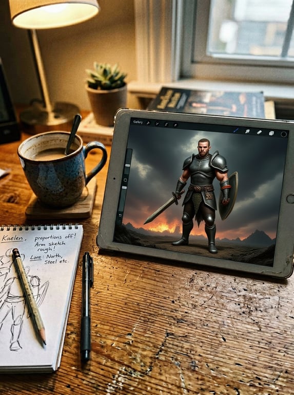 Evolve the rough fantasy warri...