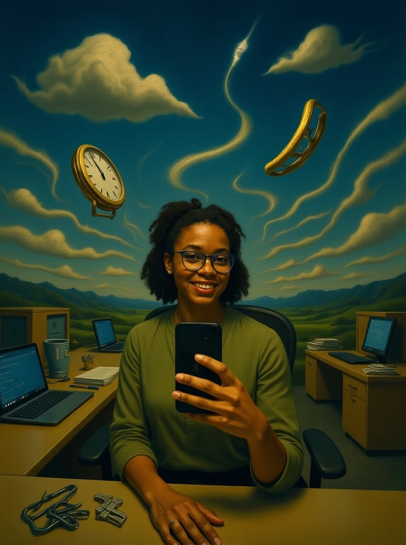 Transform this ordinary office...