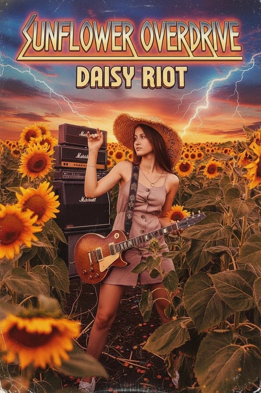 AI album cover maker after transformation - fashion portrait with moody tones and texture effects