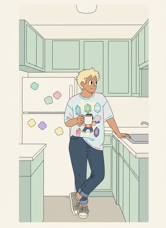 Convert this casual kitchen sn...