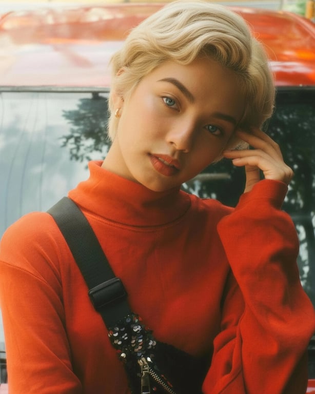 AI face swap filter after transformation - casual portrait showing seamless face swap