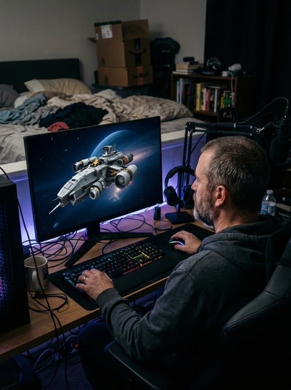 Redesign the spaceship model s...