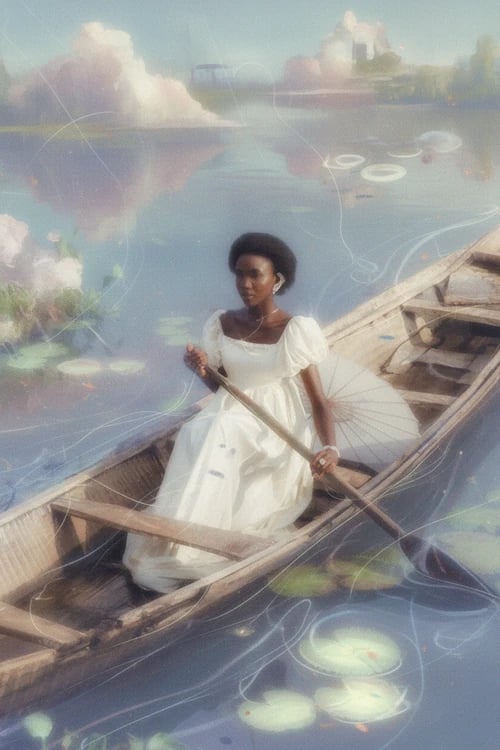 Dreamcore filter after transformation - portrait in mystical dreamcore fantasy