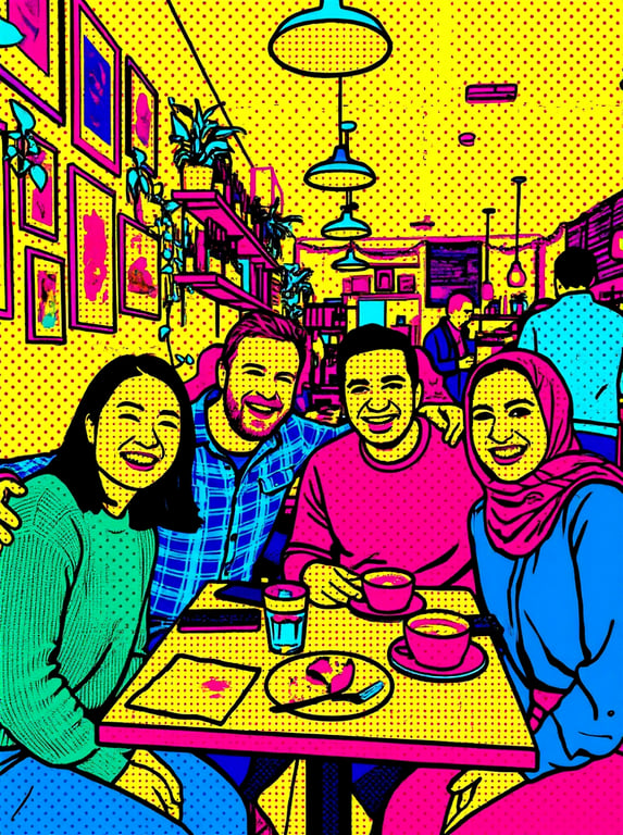 Convert the entire group photo...