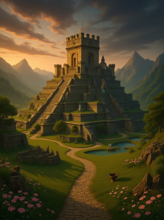 Treat the castle image on the ...