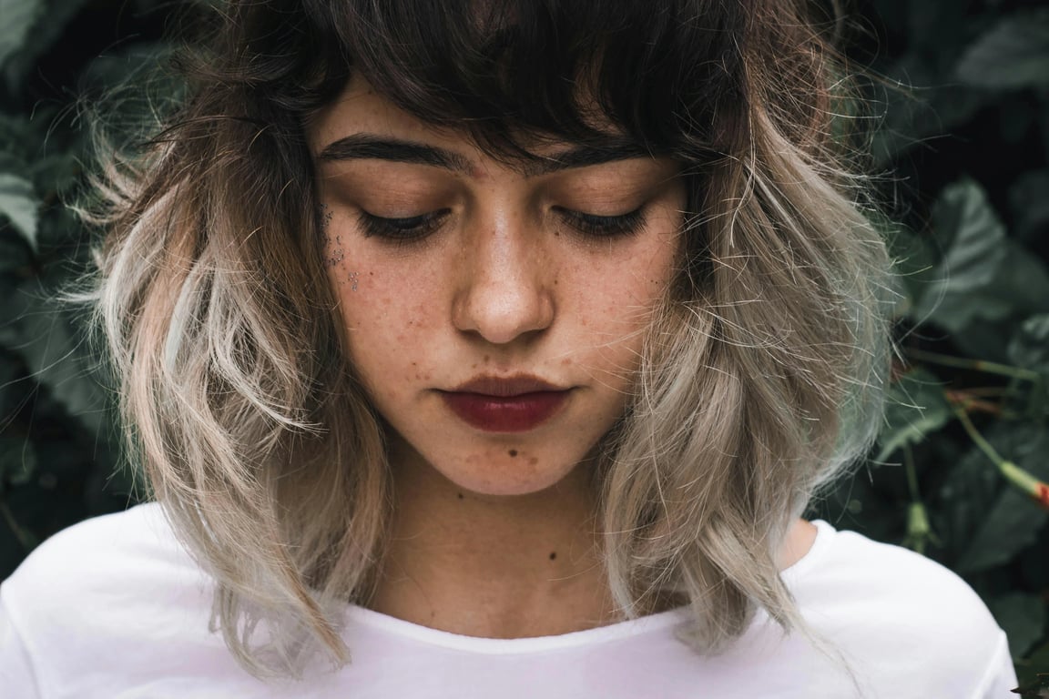 AI fairy before pic - natural portrait of woman