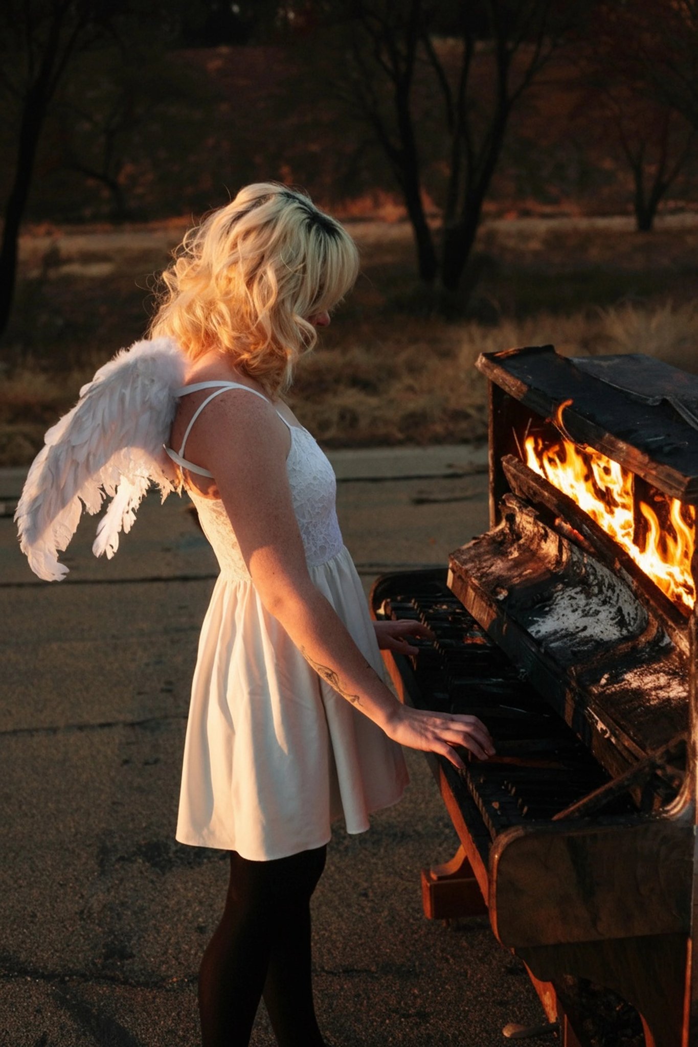 AI brighten image filter after transformation - studio photo rendered with vivid brightness and contrast