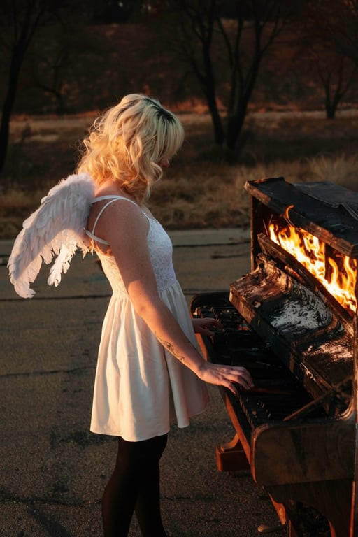 AI brighten image filter after transformation - studio photo rendered with vivid brightness and contrast