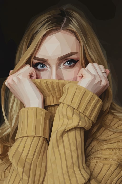 AI PS2 filter after transformation - studio photo converted into 2000s video game look