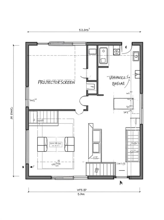 Transform this rough hand-draw...