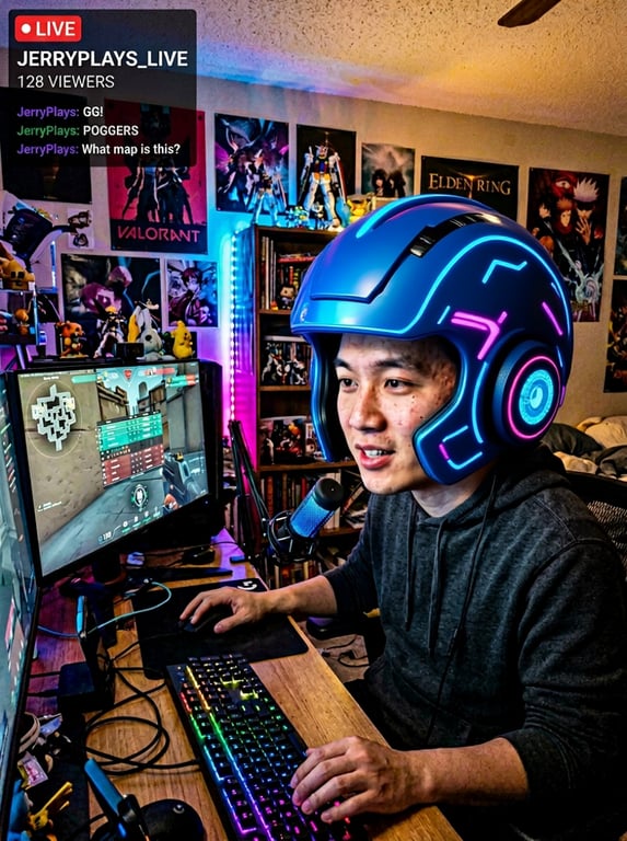 Add a stylized, esports-inspir...