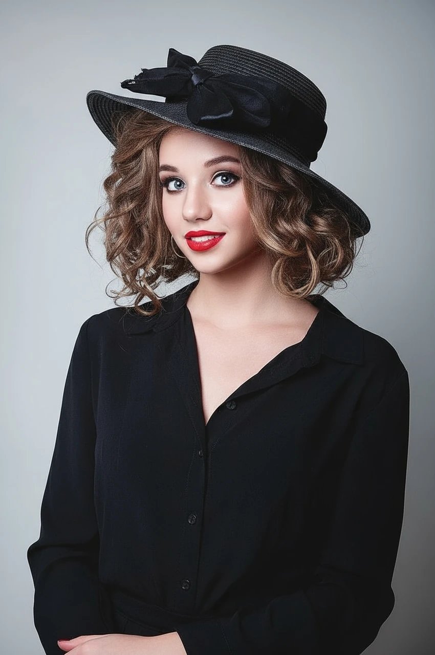 AI generated yearbook filter after transformation - creative portrait converted into nostalgic yearbook art