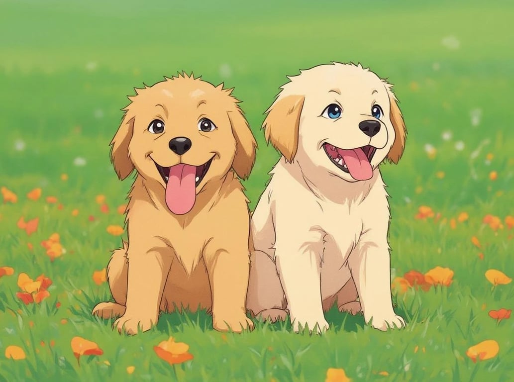 AI anime filter after transformation - photo converted into cartoon anime art