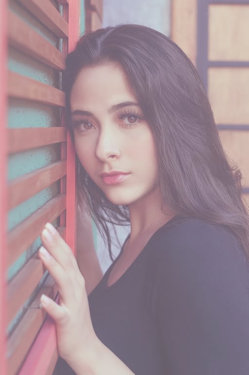 Dreamy Filter after transformation - portrait styled in subtle dreamy tones