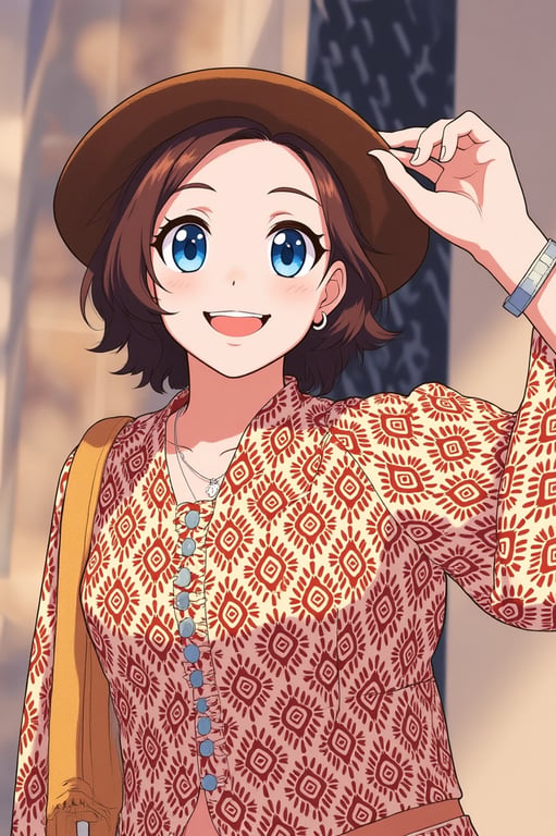 a portrait of a person transformed into a romantic anime illustration with calm emotion, delicate shading, and feminine shoujo-style facial design
