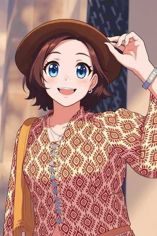 a portrait of a person transformed into a romantic anime illustration with calm emotion, delicate shading, and feminine shoujo-style facial design