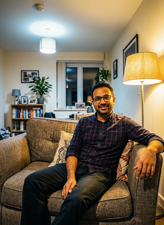 Transform this indoor apartmen...
