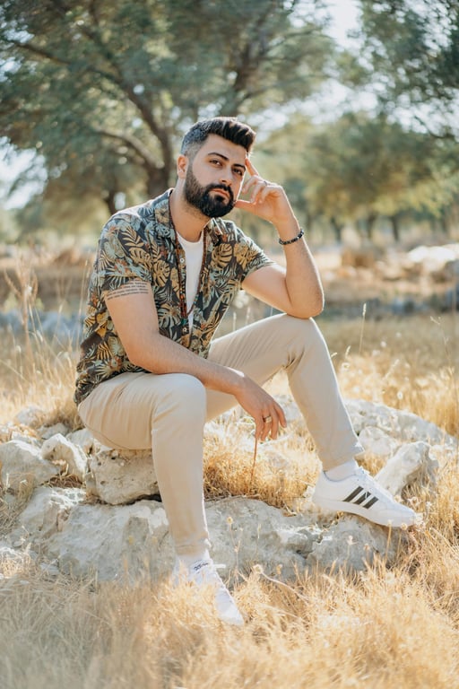 a portrait of a person recreated in a Marvel Comics graphic illustration style with clean black inking, stylized anatomy, dramatic contrast, and classic superhero tone