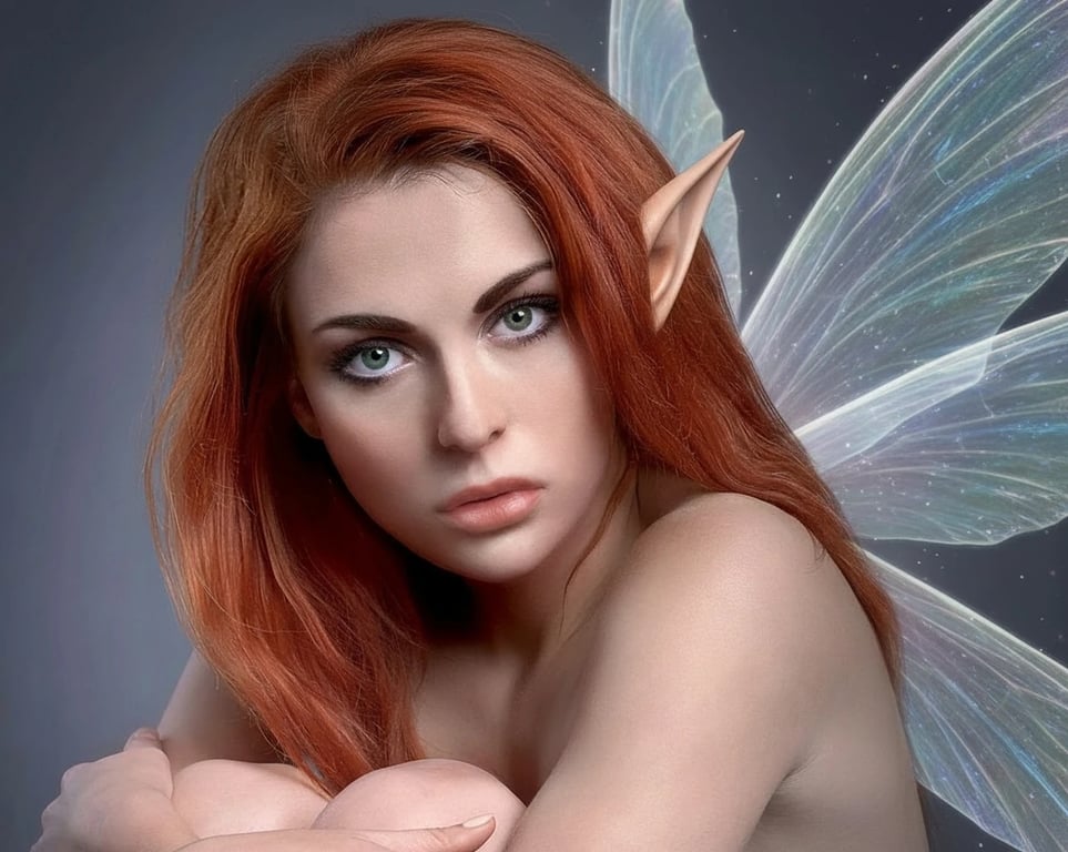 AI fantasy art filter after transformation - image stylized with magical lighting and scenery