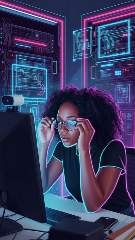 Transform this noisy webcam sn...