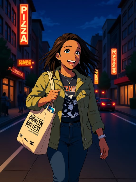 Convert this candid street pho...