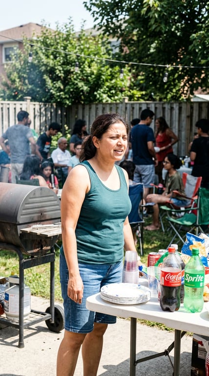 Reimagine this outdoor BBQ can...