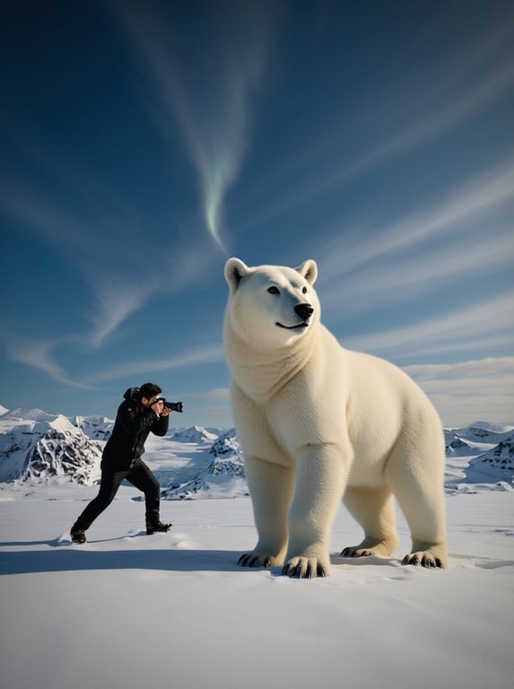 Reimagine the bear graphic as ...