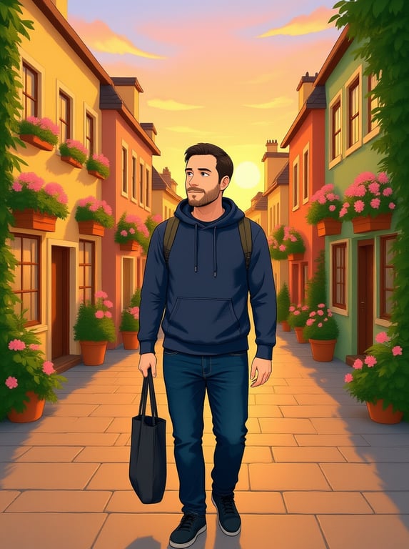 Convert this urban street snap...