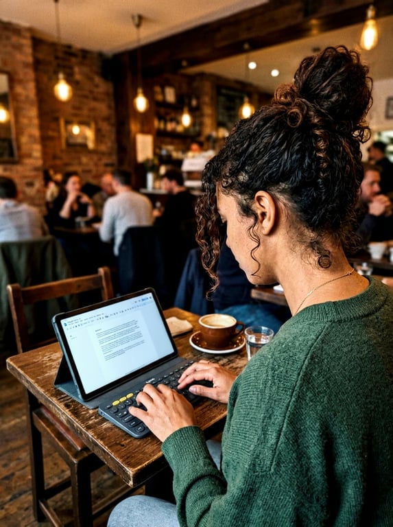 Keep the woman, her outfit, th...