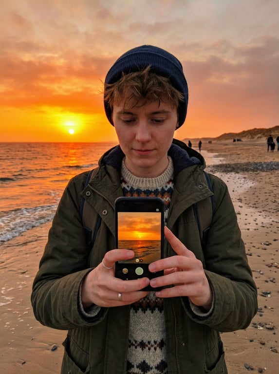 Intensify the existing sunset ...