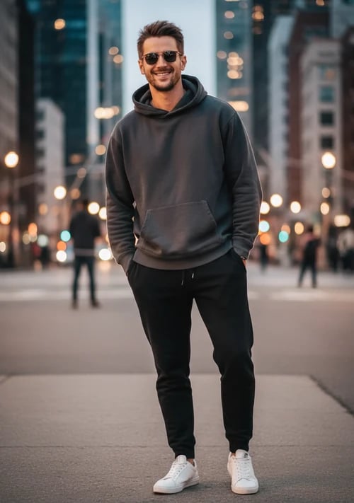 Streetwear Outfits filter after transformation - portrait wearing urban streetwear look