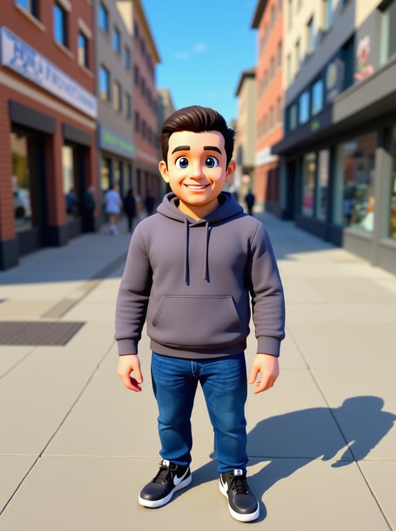 Transform the person into a fu...